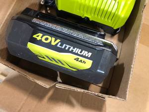 Ryobi 4 AH Battery and Charger  Customer Returns See Pictures