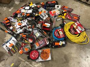 Lot of Assorted Hand Tools and Hardware Various Models and Conditions  Customer Returns See Pictures