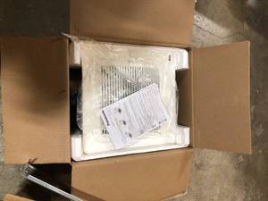 Panasonic WhisperCeiling DC Fan, with Pick-A-Flow Speed Selector 50, 80 or 110 CFM and Flex-Z Fast Installation Bracket  Customer Returns See Pictures