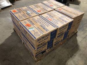 12 Boxes of AIRSTONE Birch Bluff White Cement Standard Primary Wall Tiles   Customer Returns See Pictures
