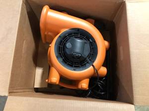 RIDGID 1625 CFM 3-Speed Portable Blower Fan Air Mover with Collapsible Handle and Rear Wheels for Water Damage Restoration Customer Returns See Pictures