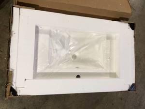 Sink Only30 Bathroom vanity WF311024AAA  Customer Returns See Pictures
