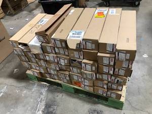 Pallet of Genie C-Channel Screw Drive Rail Extension Kit for 8 ft. Garage Doors Customer Returns See Pictures