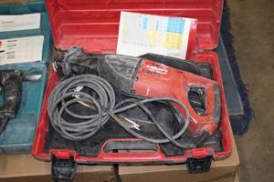 lot 942 image: Hilti WSR-speed Reciprocating Saw 1250-PE with Case