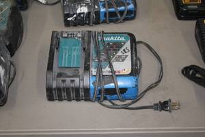 lot 998 image: Makita Li-ion & Ni-MH 7.2-18V Battery Charger DC18RC
