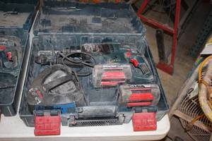 lot 1029 image: Bosch Bulldog 36V Cordless Hammerdrill with (2) Batteries, Charger, Case