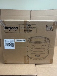lot 2 image: BeyondHOME 19.3 Inches Smokeless Instant Fire Pit, Stainless Steel Fire Pit Wood Burning with Ash Pan, Bonfire Stand, 10 Second Setup, Suitable for Outdoor Camping, Garden