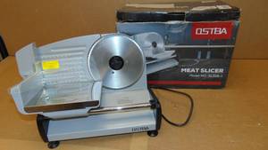 lot 28 image: 200W Electric Deli Meat Slicer, 7.5 Removable Stainless Steel Blade, Adjustable Thickness, Child Lock