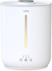lot 48 image: TOPPIN Top Fill Humidifiers for Bedroom with Essential Oils, Cool Mist Humidifier   Night Light, 2.8L Tank for 24 Hours