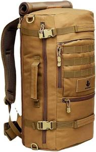 lot 118 image: IFANGZHIWUI 55l Duffel Bag Traveling Backpack Camping Travel 100% Oxford Backpacks with Rain Cover