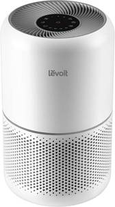 lot 126 image: LEVOIT Air Purifier for Home Allergies Pets Hair in Bedroom, Covers Up to 1095 ft by 45W High Torque Motor, 3-in-1 Filter with HEPA sleep mode, Remove Dust Smoke Pollutants Odor, Core300-P, White