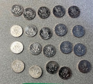 lot 119 image: 20) 2023P KENNEDY HALF DOLLARS NIFC COLLECTORS ONLY COINS
