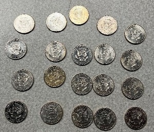 lot 116 image: 20) 2019P KENNEDY HALF DOLLARS NIFC COLLECTORS ONLY COINS