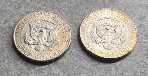 lot 110 image: 2) 1964 KENNEDY HALF DOLLARS 90% SILVER