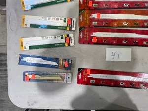 lot 41 image: BI METAL SAWZALL BLADES