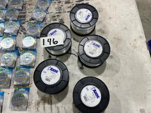 lot 146 image: TABLE FULL OF FISHING LINE