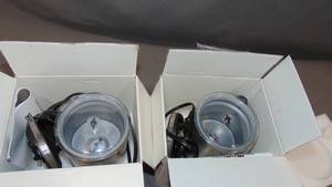 lot 7 image: 2 Pack Lot PARIS RHNE Milk Frother, Electric Milk Frother and Steamer, 300ML10.1OZ Milk Steamer, 4 in 1 HotCold Foam Maker, Non-Stick Interior