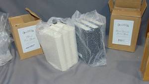 lot 112 image: 2 Packs Of 3 AuldHome Design Faux Book Stack, Blank Set of Decorative Books 3pk