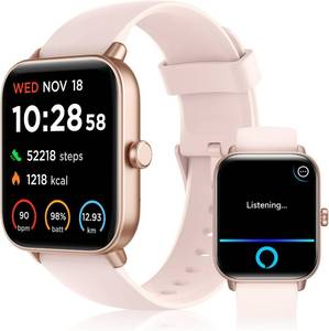 lot 41 image: Smart Watch for Women (Alexa Built-in & Bluetooth Call), 1.8 Smartwatch with SpO2Heart RateSleepStress Monitor, CalorieStepDistance Counter,IP68 Fitness Watch for Android