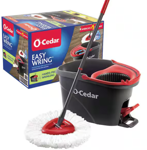 lot 70 image: O-Cedar EasyWring Microfiber Spin Mop with Bucket System