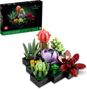 lot 76 image: LEGO Icons Succulents - Artificial Plant Set for Adults  Botanical Collection Flower Bouquet Kit, 10309