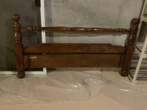 Full Sized Wooden Foot Board