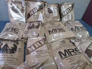 lot 7 image: Sealed Case of 12 MREs Meal Ready ...
