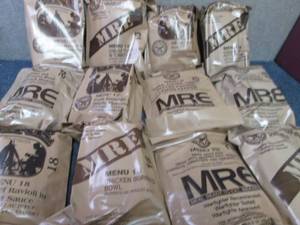lot 8 image: Unsealed Case of 12 MREs Meal Read...