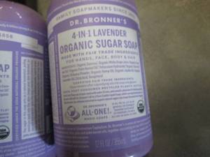 lot 28 image: 6-12 oz Dr. Bronner 4in1 Lavender O...