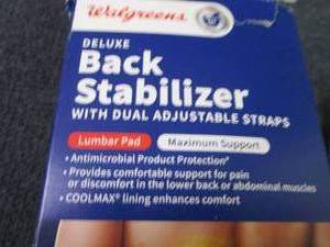 lot 30 image: Back Stabilizer, Back Support...