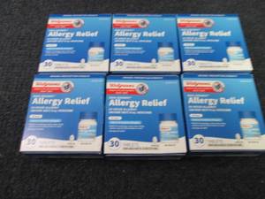 lot 39 image: 6- 30 ct Allergy Relief...