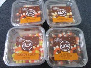 lot 44 image: 4- 16 oz Nice Halloween Candy- in d...