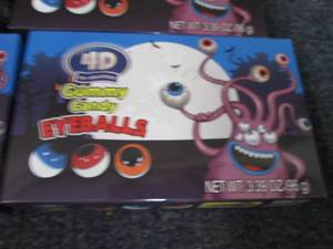 lot 52 image: 6- 3.39 oz Gummy Candy Eyeballs...