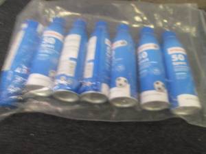 lot 62 image: 7-5.5 oz Cans Walgreens SPF 50 Sun...