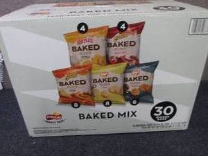 lot 111 image: 30 ct Lays Baked Mix Best Date 4-9-...