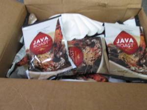 lot 143 image: Box of Java Roast Gourmet Coffee Pa...