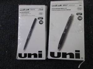 lot 162 image: Uniball Onyx, Uniball 207 Needle Pe...