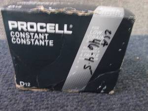 lot 165 image: Procell D Alkaline Batteries, Pack ...