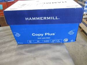lot 195 image: Case of Hammermill Copy Plus Paper ...