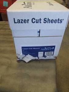 lot 201 image: Damaged Case of 2500 Alliance Lazer...
