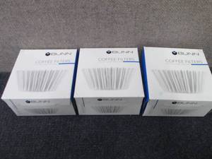 lot 202 image: 3- 100ct Bunn Coffee Filters...