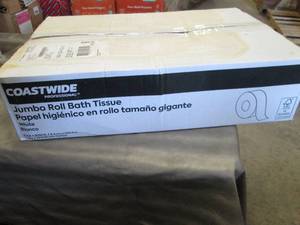 lot 204 image: Case of 12 Coastwide Jumbo Roll Bat...