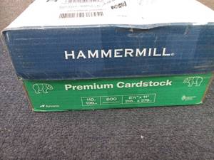 lot 213 image: Case of 600 Hammermill Premium Card...