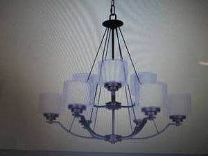 lot 254 image: Sunset Lighting F17009-64 Sunset Ch...