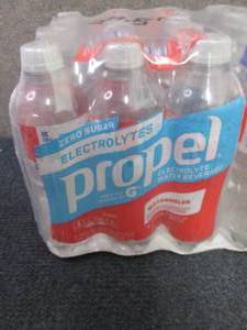 lot 276 image: 2- 6 pks 16.9 oz Propel Watermelon...