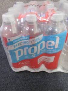 lot 282 image: 2- 6 pks 16.9 oz Propel Watermelon...