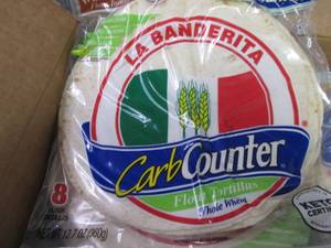 lot 289 image: 12- 8 ct La Banderita Whole Wheat F...