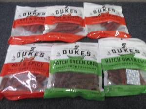 lot 323 image: 6- 5 oz Dukes Assorted Meat Snacks...