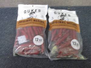 lot 327 image: 2- 12 oz Dukes Original Smoked Shor...