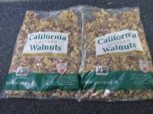 lot 342 image: 2- 16 oz Bags California Shelled Wa...